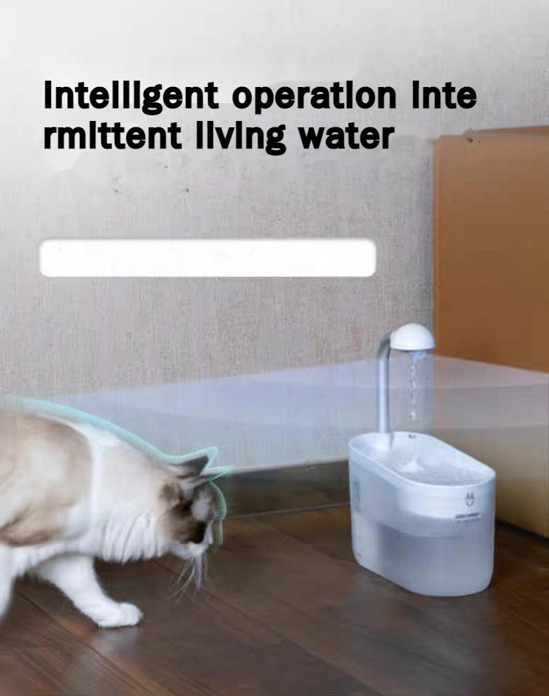Give your cat fresh, flowing water with this wireless water fountain. Designed for quiet operation, smart filtration, and easy cleaning — ideal for healthy hydration and preventing urinary issues.