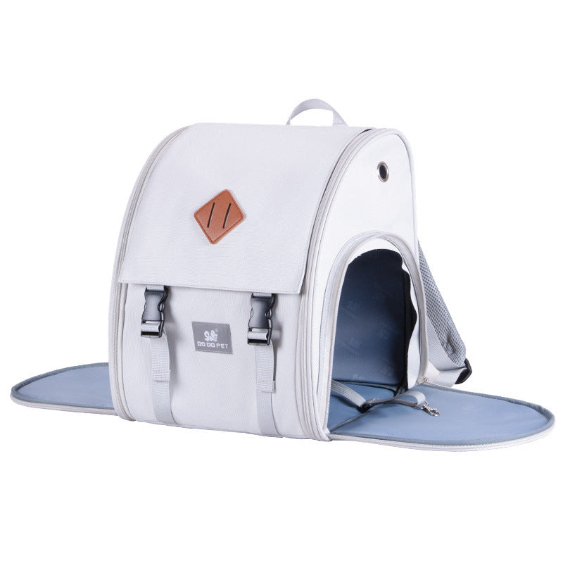 Expandable Pet Travel Backpack - Tent Style for Cats & Dogs